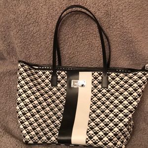 Kate Spade Medium-Sized Black and White Bag